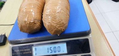 Pengembangan Temuan Bandara SSK II, Polisi Juga Tangkap Seorang lagi dengan BB 1,5 Kg Sabu